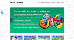 Desktop Screenshot of pagini-internet.ro