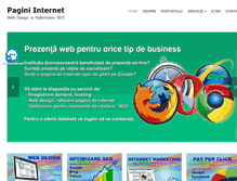 Tablet Screenshot of pagini-internet.ro